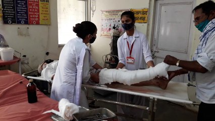 जमीनी विवाद को लेकर हुए झगड़े में एक जना घायल