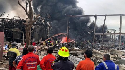 Explosão em fábrica de plásticos de Bangcoc