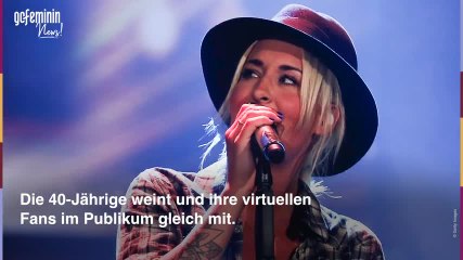 Emotionaler Auftritt: Sarah Connor weint im TV