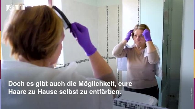 Haare entfärben: Mit diesen Hausmitteln gelingt's