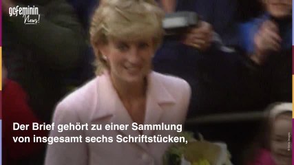 Prinzessin Diana (†36): Brief über William und Harry