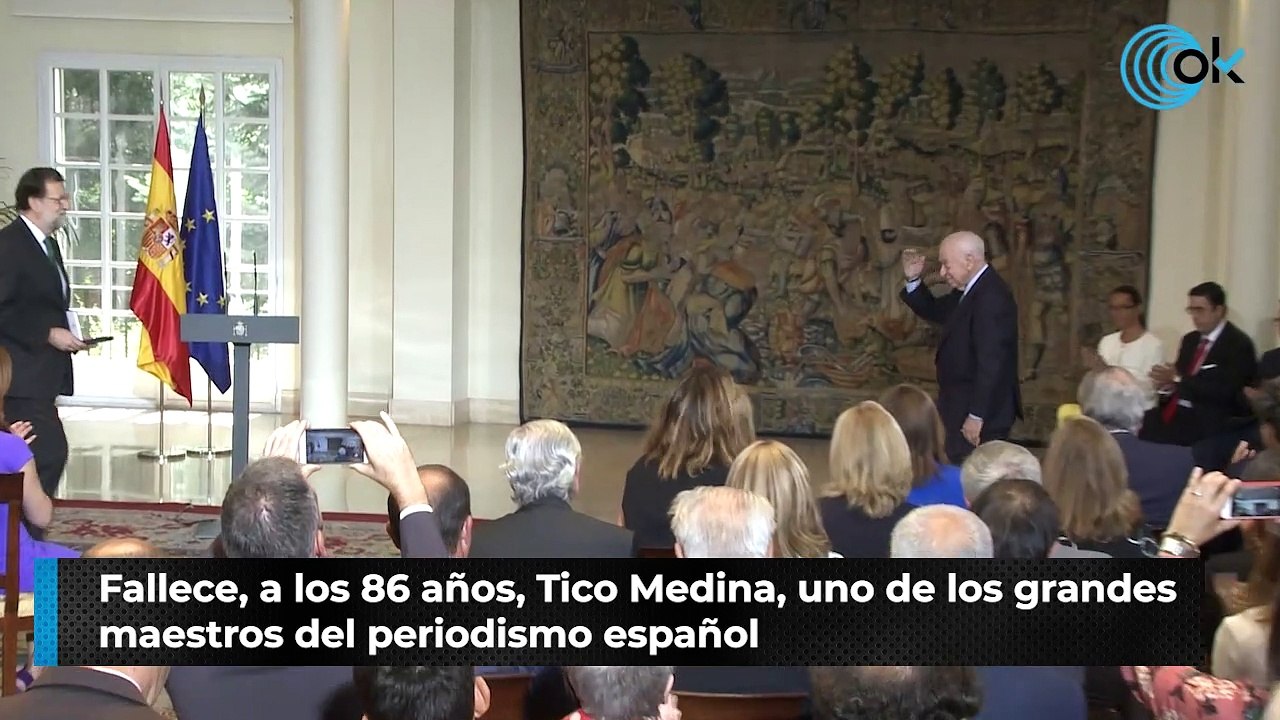Fallece, a los 86 años, Tico Medina, uno de los grandes maestros del periodismo español