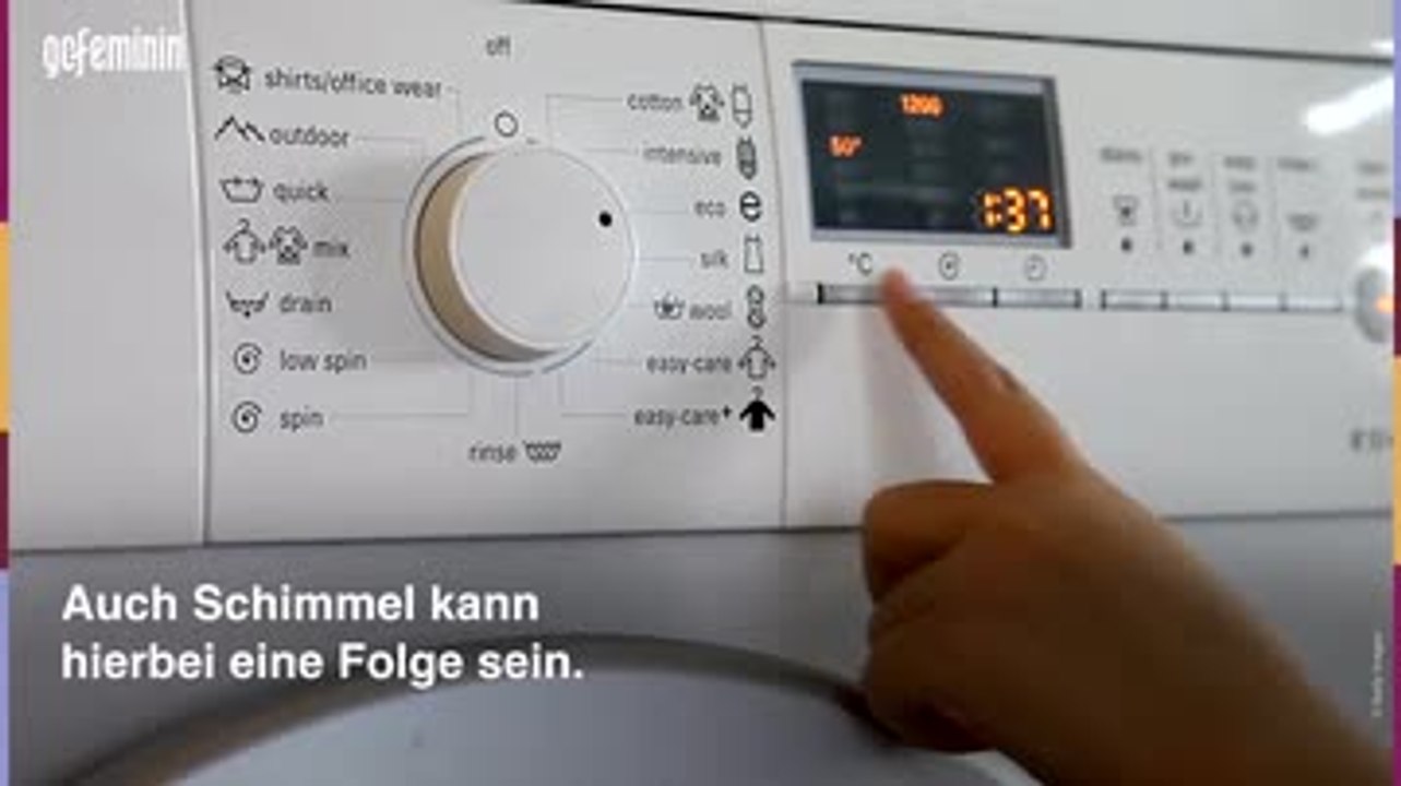 Wäsche stinkt nach dem Waschen Das kannst du tun