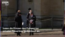 Prinz William & Prinz Harry: Gespräch bei Trauerfeier