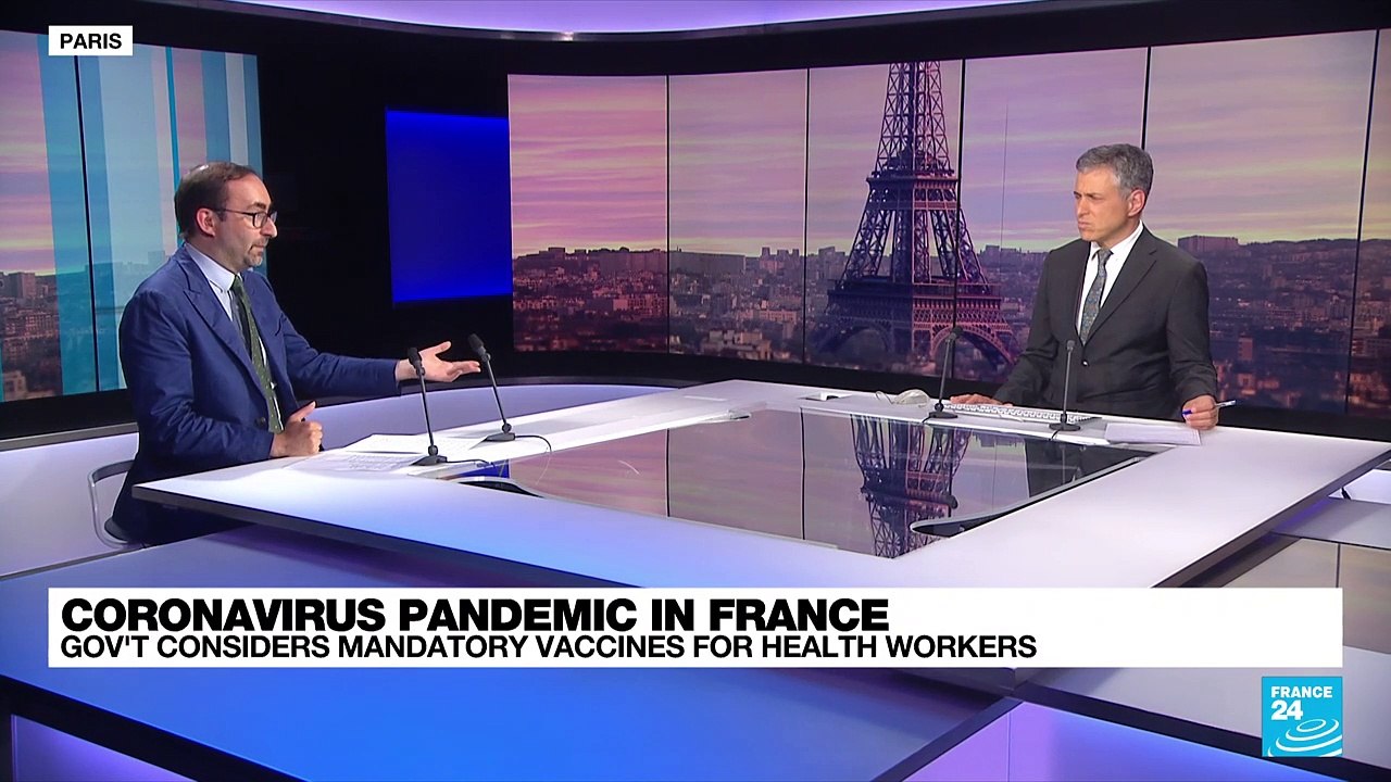 French government considers mandatory vaccines for health workers