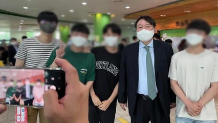 서울대 후배 만난 윤석열 "꿈 사라진 청년...먹먹하다" / YTN