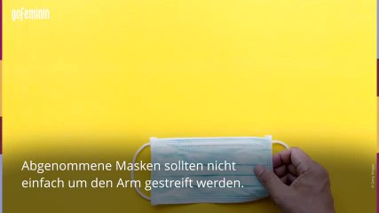 Weniger Schutz durch Masken im Herbst