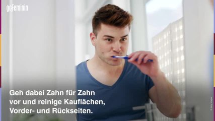 Fehler beim Zähne putzen