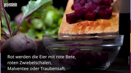 Ostereier färben