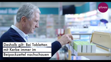 Tabletten teilen