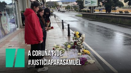 A Coruña rinde homenaje a Samuel, asesinado de una paliza al grito de "maricón"