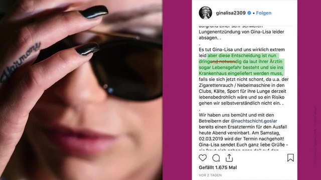 Lebensgefahr: So schlecht geht es Gina-Lisa wirklich