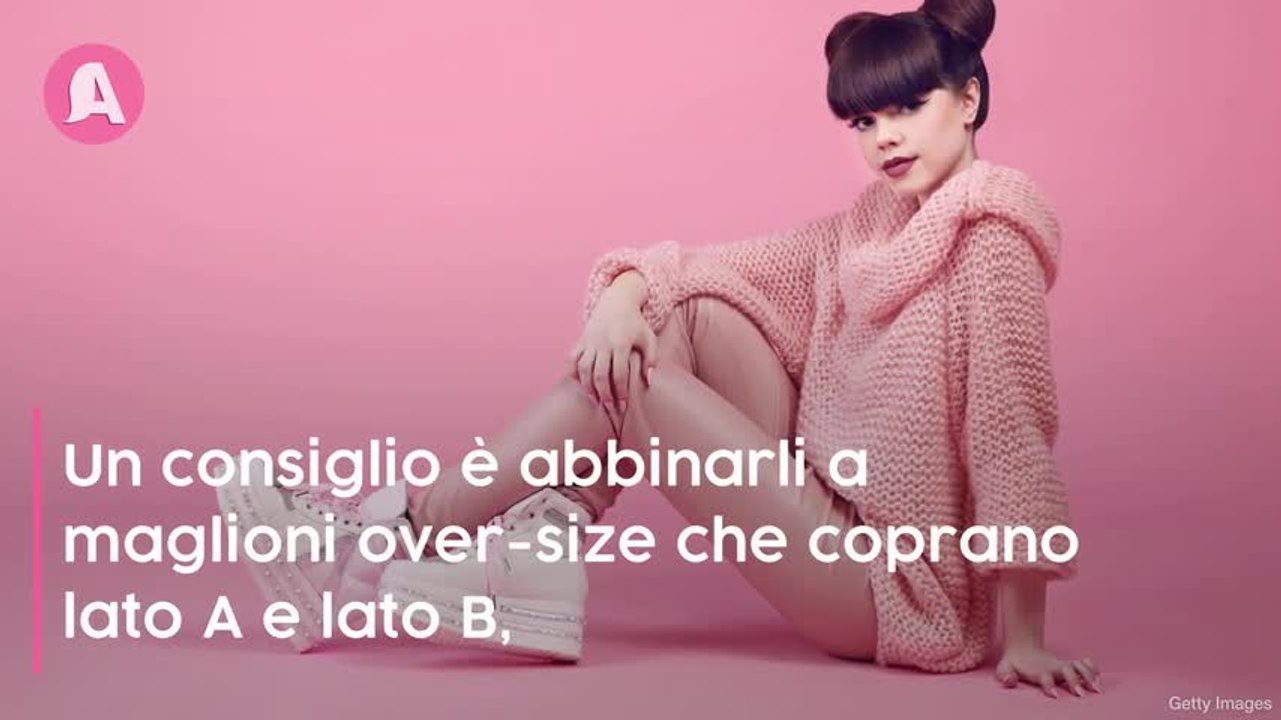 video leggins metallizzati