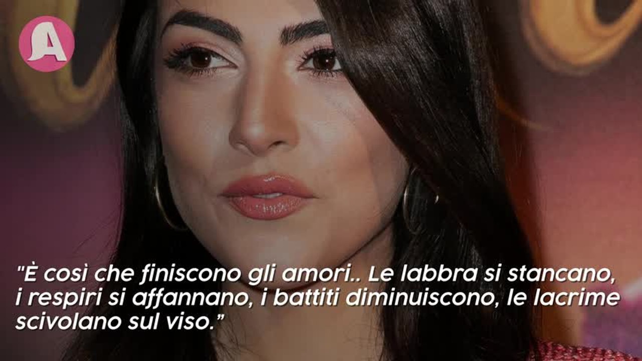 Giulia Salemi e l'annuncio della rottura con monte