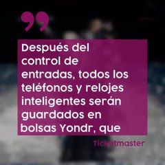 Madonna prohíbe los móviles en sus conciertos