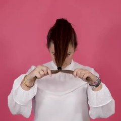 Aprende a hacer el moño más fácil del mundo