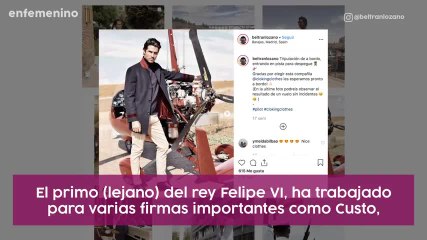 Conoce a Beltrán Lozano, el primo modelo del rey