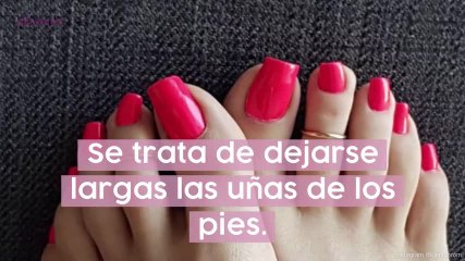 Esta nueva tendencia en pedicura te dejará con la boca abierta