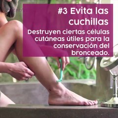 Trucos para que el bronceado dure más