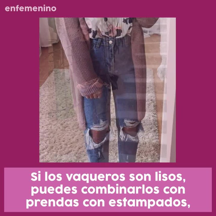 Cómo combinar los vaqueros boyfriend
