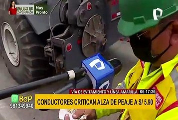 Conductores se pronuncian por aumento en precio de peajes