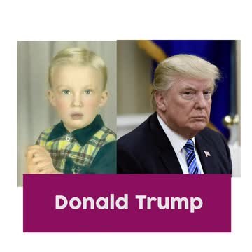 Así eran estos famosos cuando eran niños