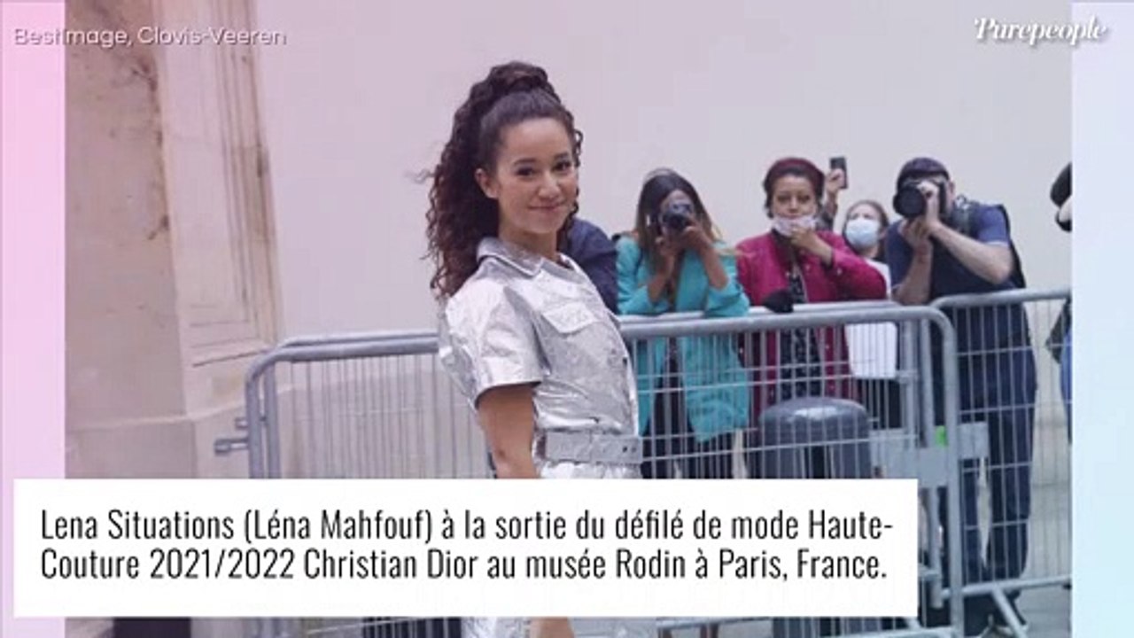 Léna Situations : Elle met le paquet côté look pour le défilé Dior