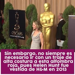 Curiosidades de los looks de los Oscars