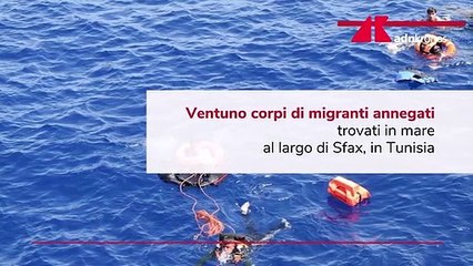 Migranti naufragati in Tunisia, trovati 21 corpi