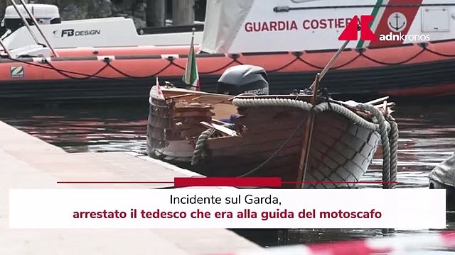 Incidente sul Garda, arrestato tedesco