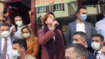 MALATYA - İYİ Parti Genel Başkanı Akşener, Doğanşehir ve Akçadağ ilçelerinde esnafı ziyaret etti