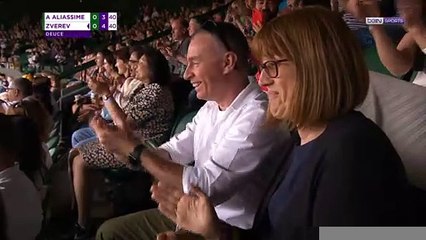 Wimbledon : Au courage, Auger-Aliassime  écarte A.Zverev !