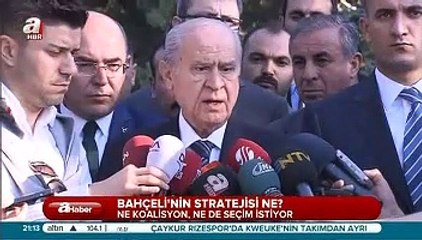 Devlet Bahçeli'nin amacı ne?