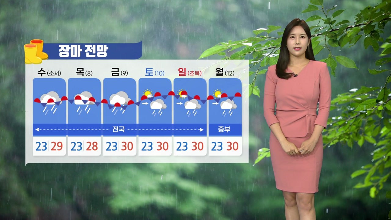 [날씨] 남부지방 오늘도 폭우...중북부 후텁지근 / YTN