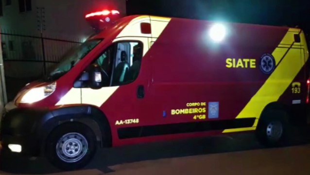 Homem fica ferido ao sofrer queda na Rua Curitiba