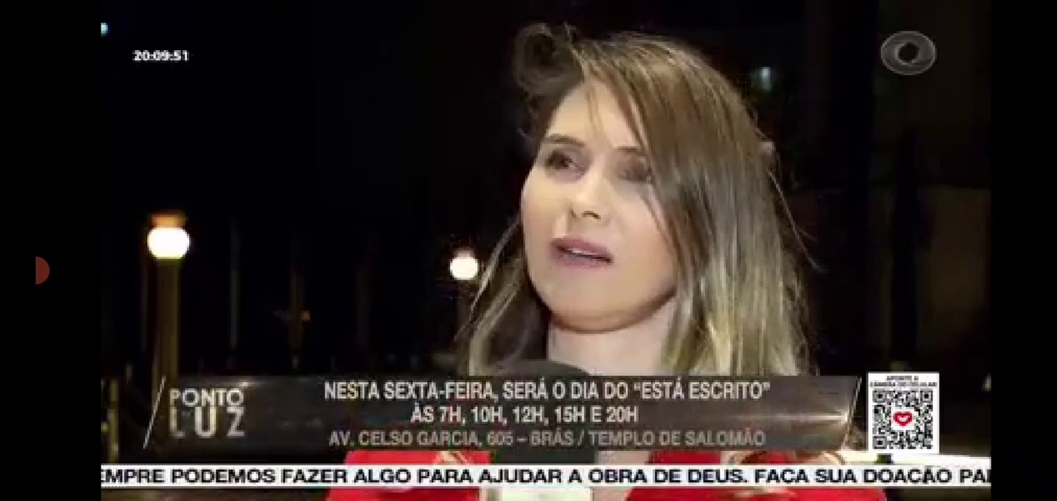 Programa ponto de Luz  grande Testemunho