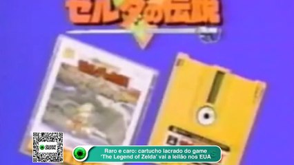 Raro e caro- cartucho lacrado do game ‘The Legend of Zelda’ vai a leilão nos EUA