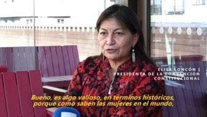 Elisa Loncón resalta su elección como presidenta de la convención constitucional en Chile