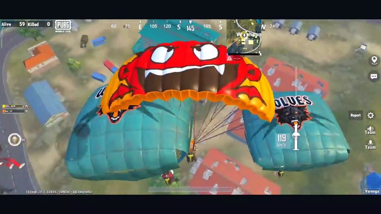  Warehouse Hotdrop In Solo Vs Squad - Pubg Mobile Lite Rush Gameplay