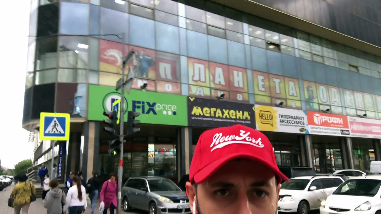 Walking in the Evening in Siberia❄️. Football (Soccer) Stadium. Market Place in Novosibirsk City.