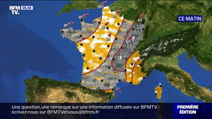Attention à la pluie et aux orages ce mardi
