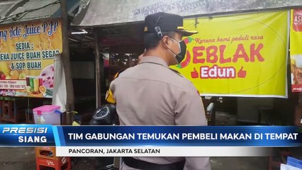 Sidak Penerapan PPKM Mikro di Pancoran