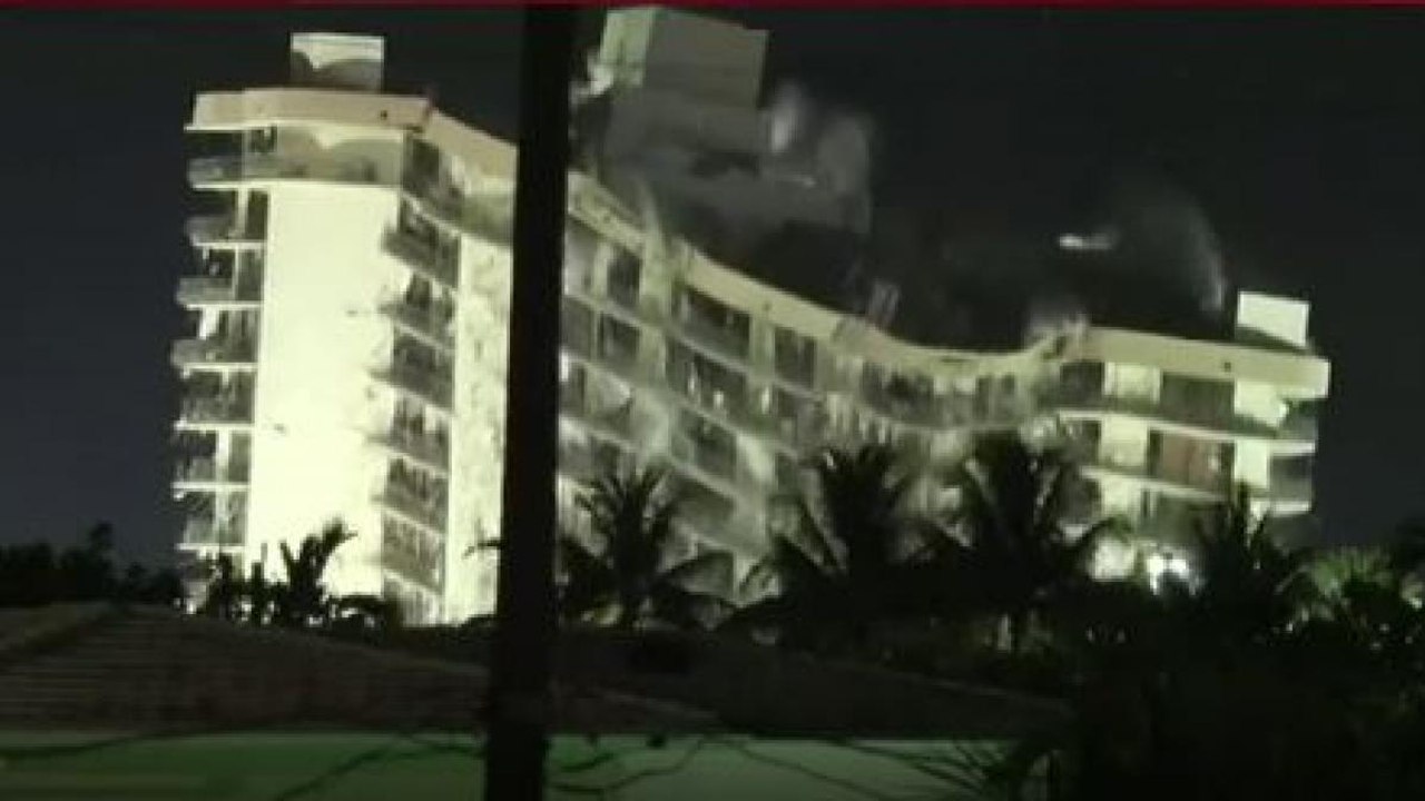 Remaining structure demolished of Champlain Towers