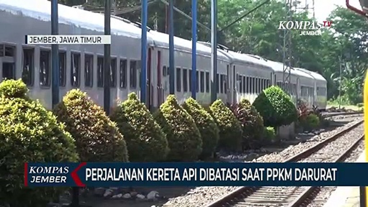 Perjalanan Kereta Api di Daops 9 Jember Dibatasi selama PPKM Darurat