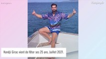 Kendji Girac : Torse nu, il fait couler le champagne pour ses 25 ans !