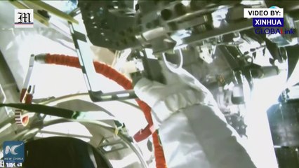 Chinese astronauts complete extravehicular activities, return to space station