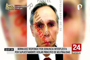 Violeta Bermúdez minimizó denuncia en su contra por supuestamente haber violado el principio de neutralidad