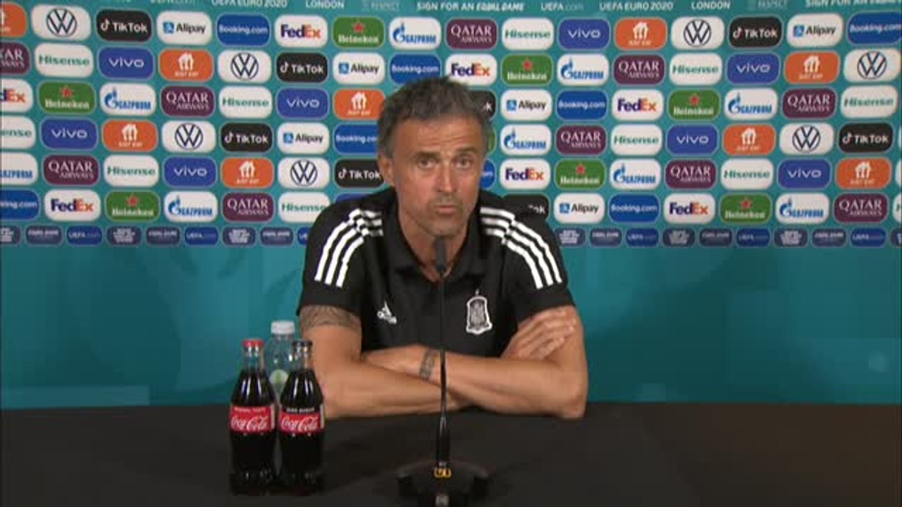 Luis Enrique asegura que sería mérito de los jugadores llegar a la final de la Eurocopa