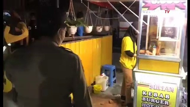 Razia PPKM Darurat, Pedagang Masih Langgar Jam Malam