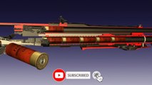 How The Franchi SPAS -12 Shotgun Works | 3D Animation